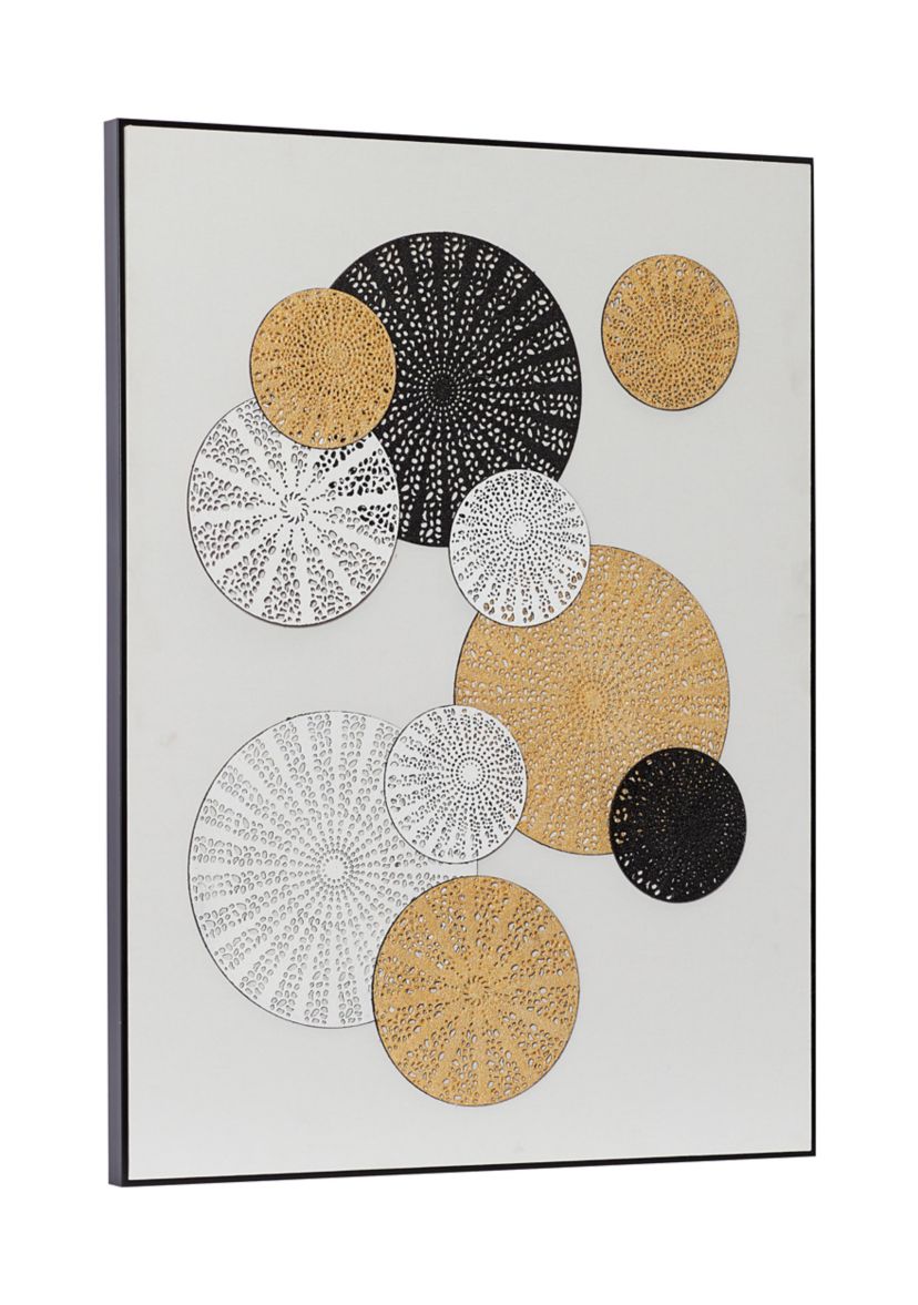 Contemporary Cotton Framed Wall Art