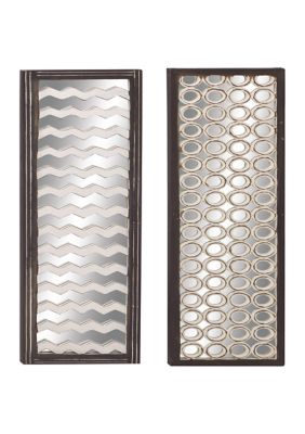 Monroe Lane Wood Wall Décor - Set of 2, Brown