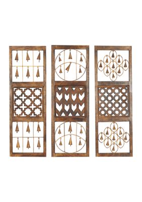 Farmhouse Metal Wall Decor - Set of 3