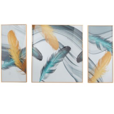 Contemporary Porcelain Framed Wall Art