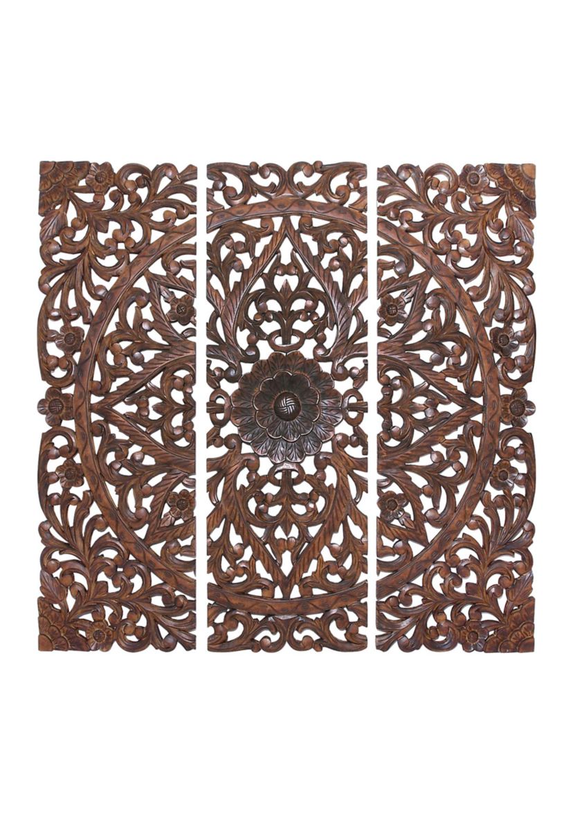 Monroe Lane Traditional Wood Wall Decor - Set of 3 | Belk