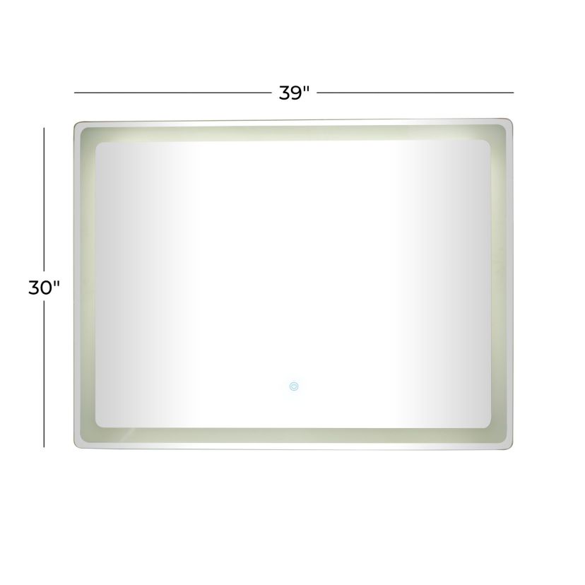 Modern Glass LED Mirror