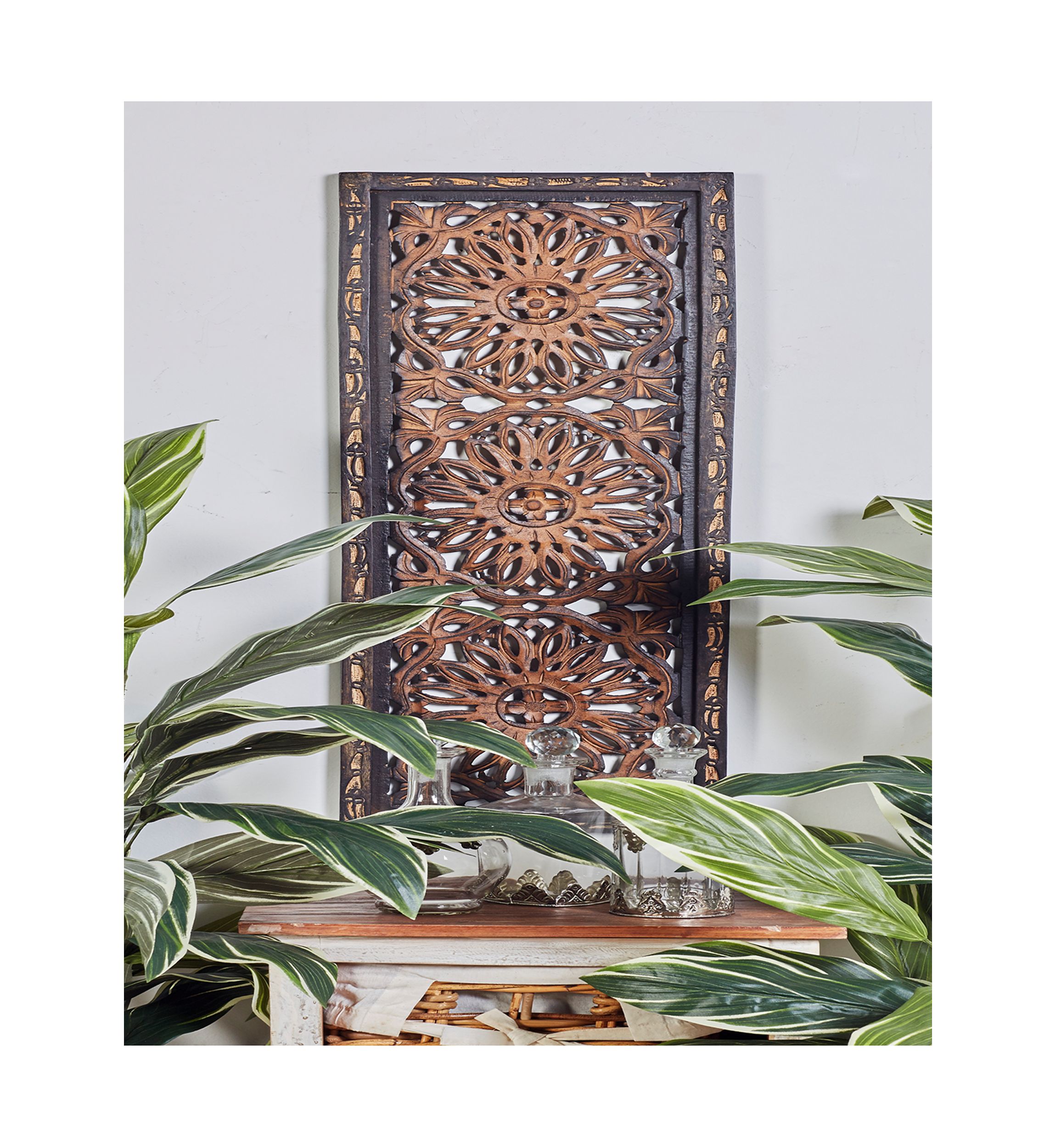 Traditional Wood Wall Decor - Set of 2
