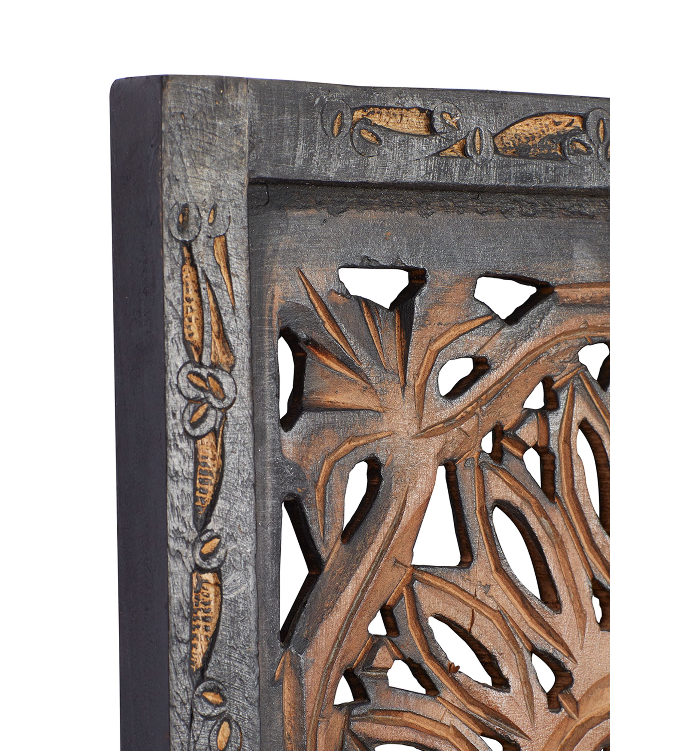Traditional Wood Wall Decor - Set of 2
