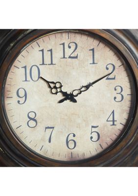 Rustic Metal Wall Clock