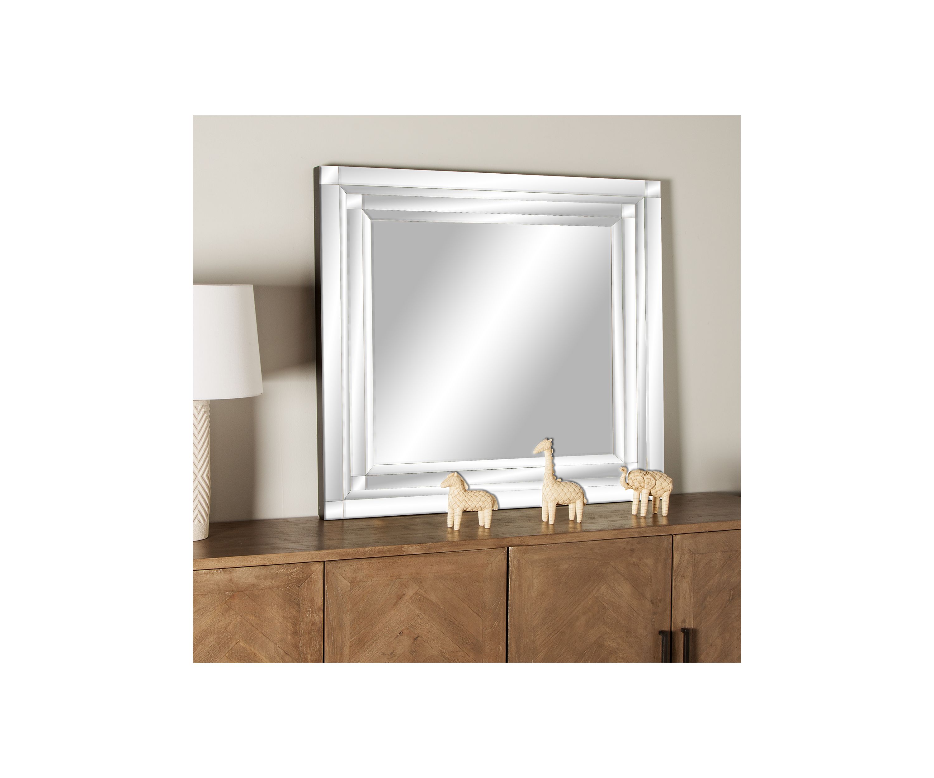 Glam Glass Wall Mirror