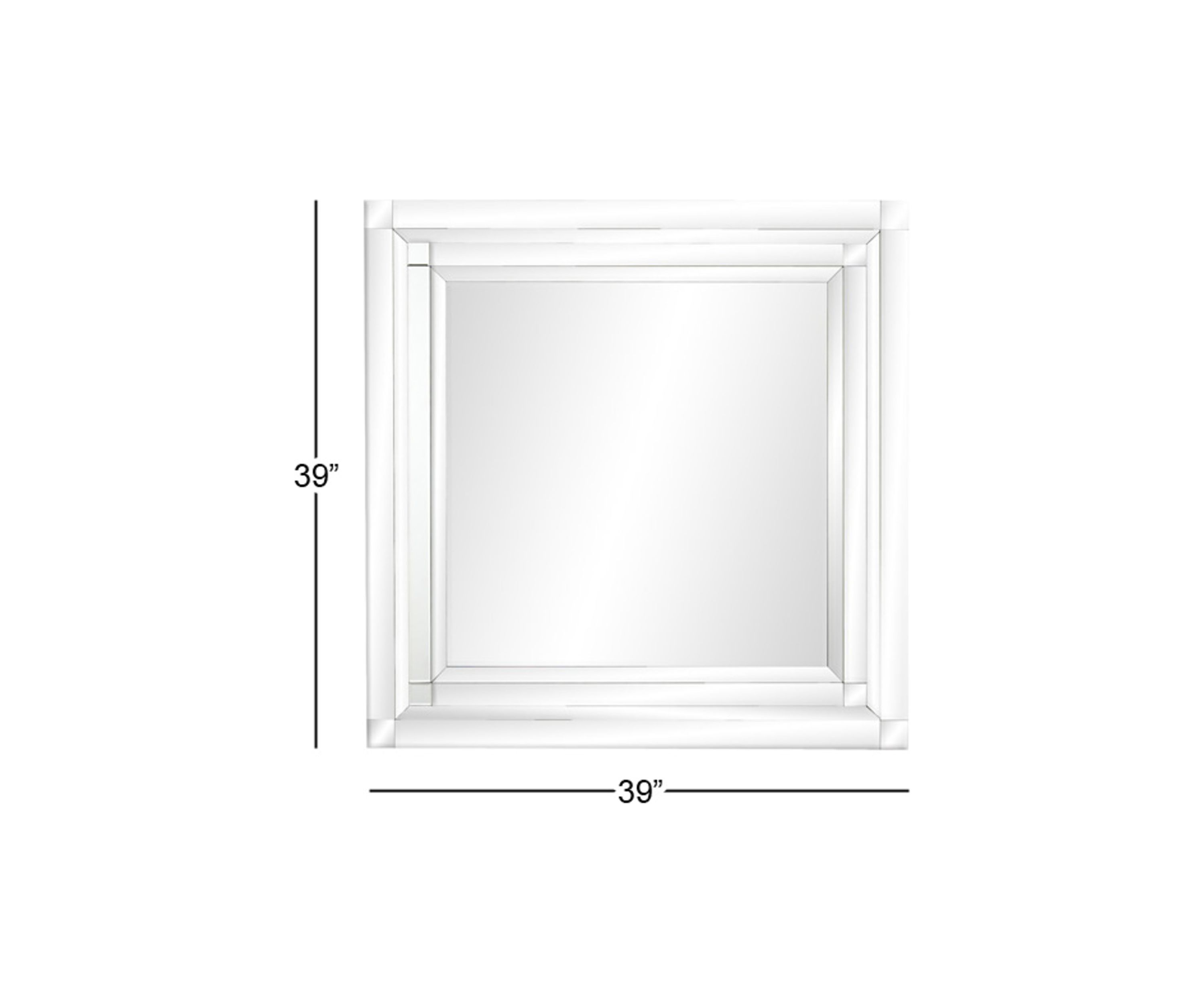 Glam Glass Wall Mirror