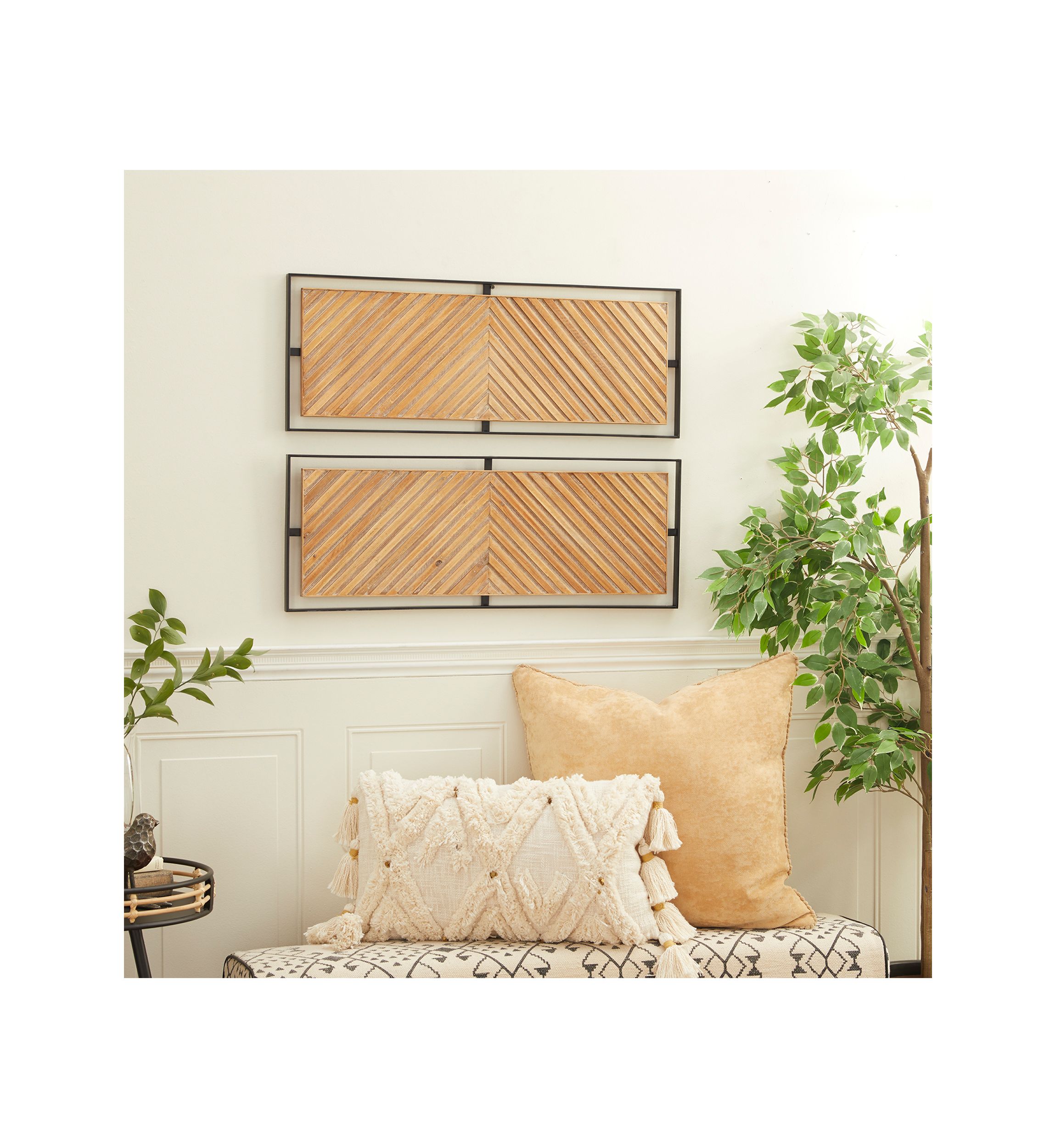 Monroe Lane Farmhouse Wooden Wall Decor - Set of 2 | Belk