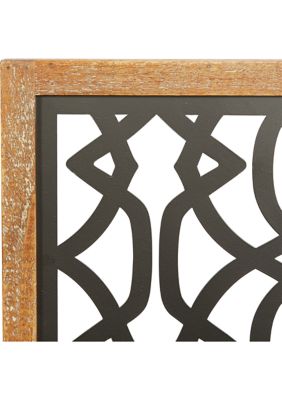 Contemporary Metal Wall Decor - Set of 4