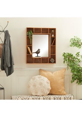 Wood Farmhouse Wall Mirror