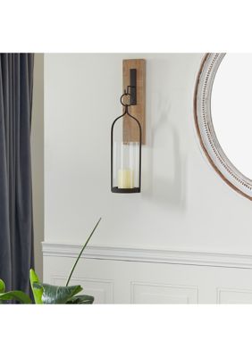 Traditional Wood Wall Sconce