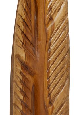 Rustic Teak Wood Wall Decor - Set of 3