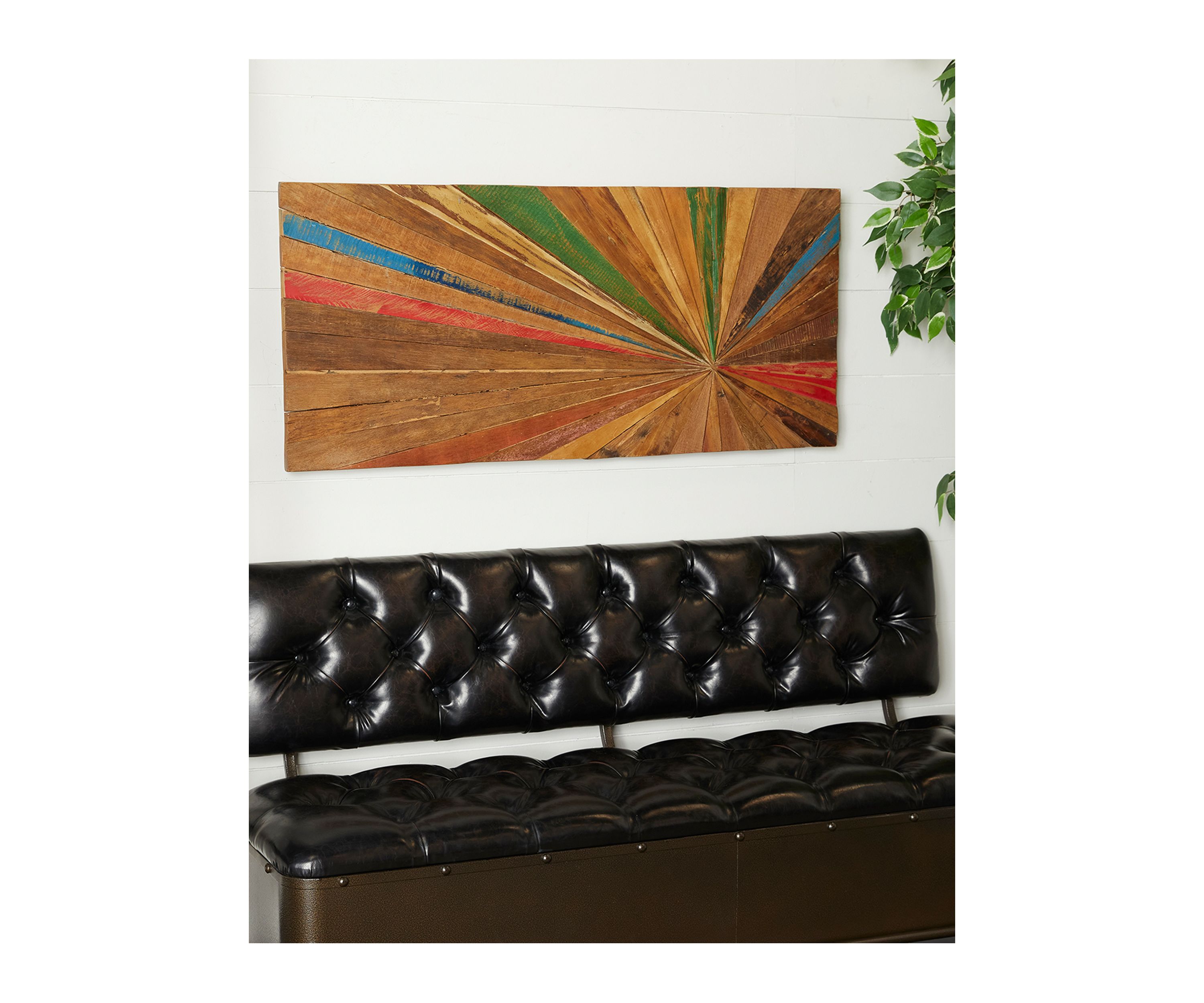 Rustic Teak Wood Wall Decor
