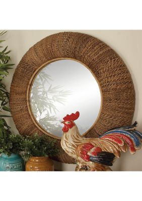 Coastal Rattan Wall Mirror