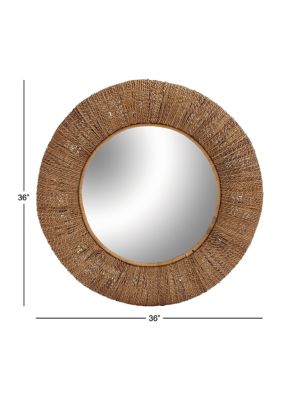 Coastal Rattan Wall Mirror