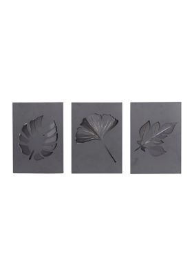 Contemporary Metal Wall Decor - Set of 6