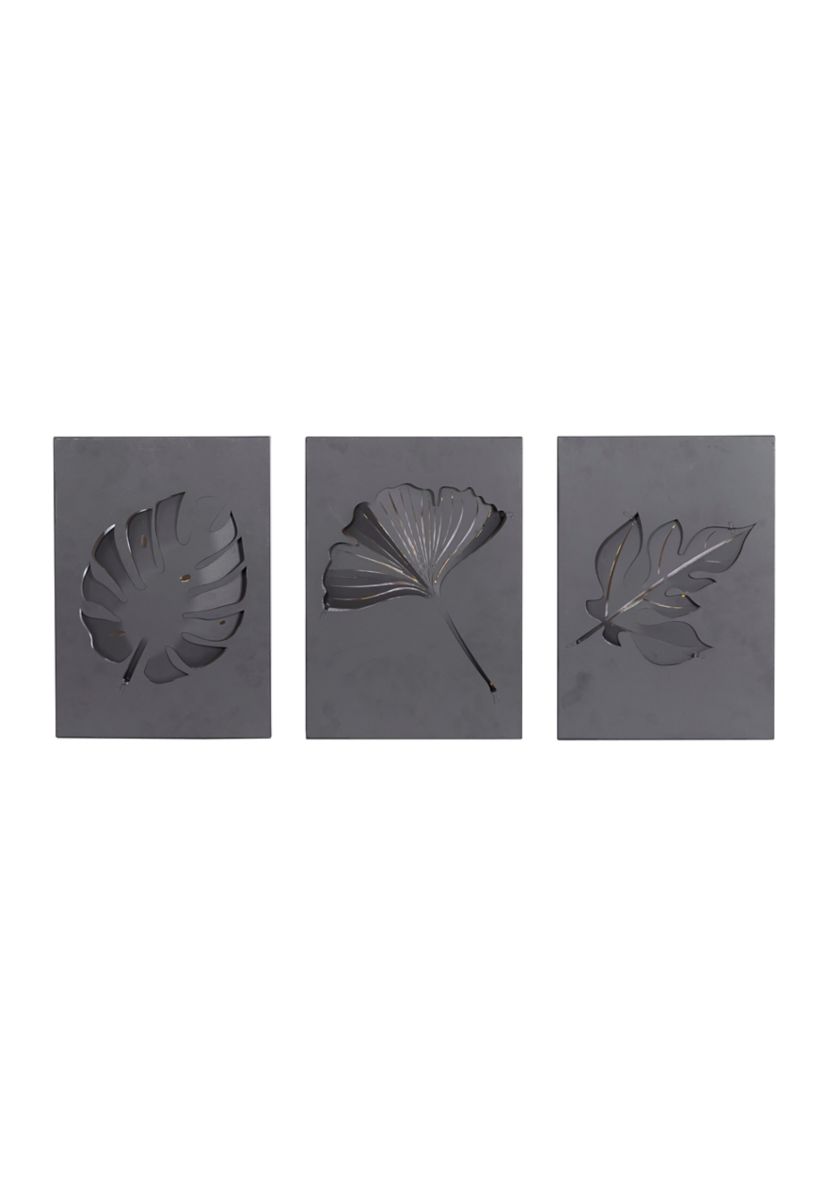 Contemporary Metal Wall Decor - Set of 6