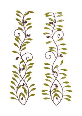 Traditional Metal Wall Decor - Set of 2