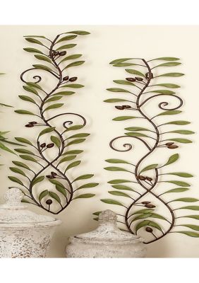 Traditional Metal Wall Decor - Set of 2