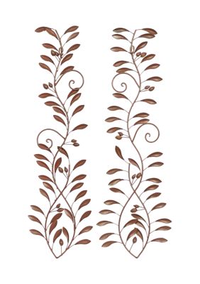 Traditional Metal Wall Decor - Set of 2