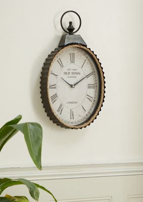 Industrial Metal Wall Clock