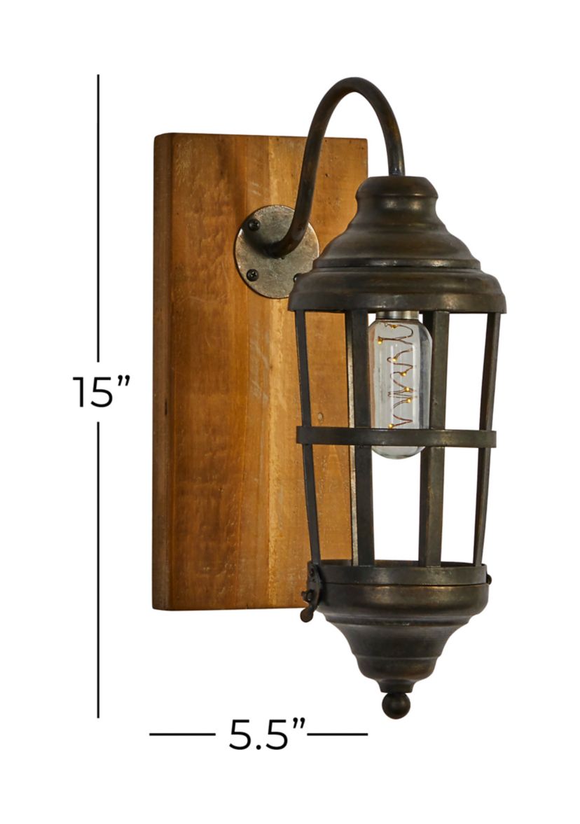 Industrial Metal Wall Sconce