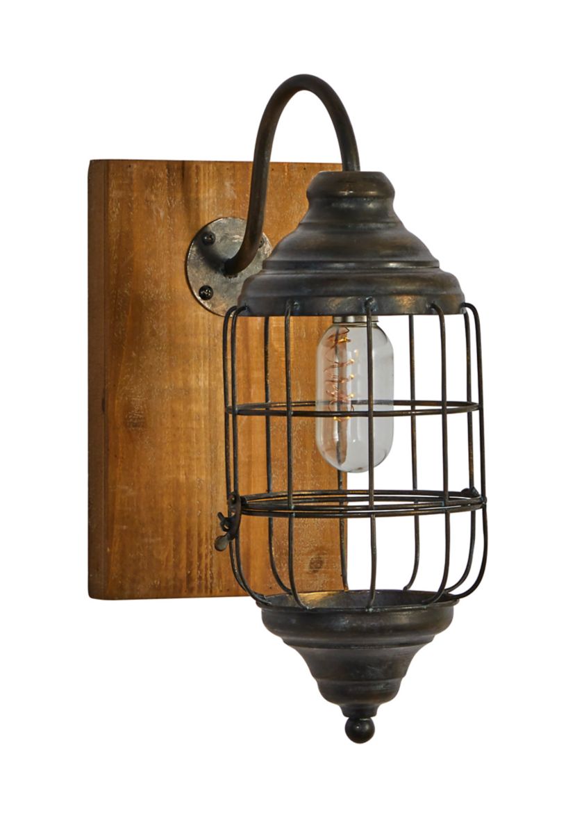 Industrial Metal Wall Sconce