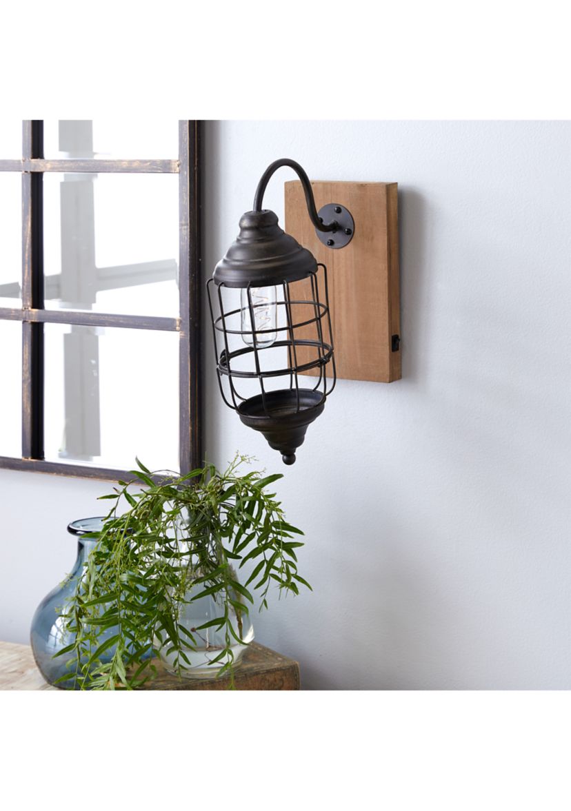 Industrial Metal Wall Sconce