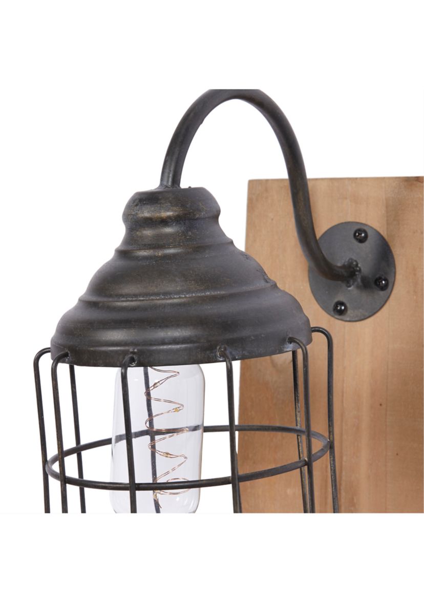 Industrial Metal Wall Sconce