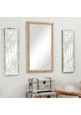 Bohemian Wood Wall Mirror
