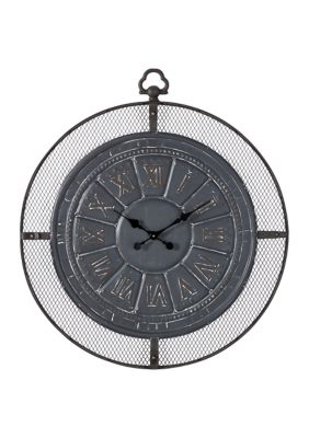 Iron Industrial Wall Clock