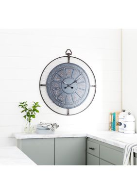 Iron Industrial Wall Clock