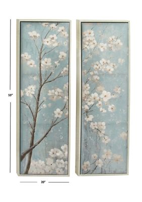 Traditional Canvas Framed Wall Art - Set of 2