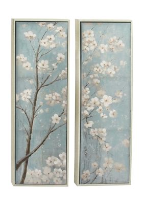 Traditional Canvas Framed Wall Art - Set of 2