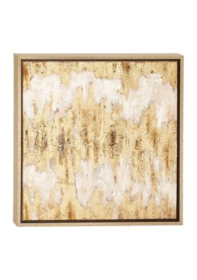 Glam Canvas Framed Wall Art