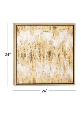 Glam Canvas Framed Wall Art