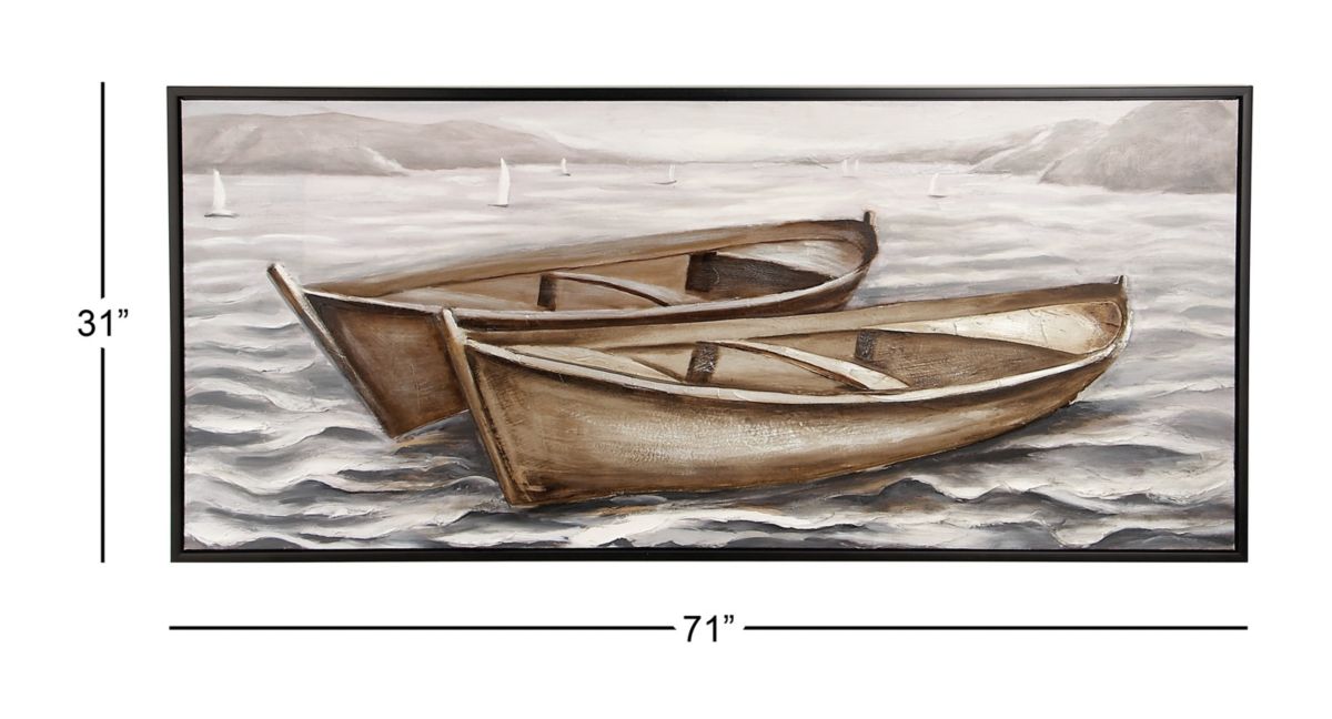 Coastal Canvas Framed Wall Art