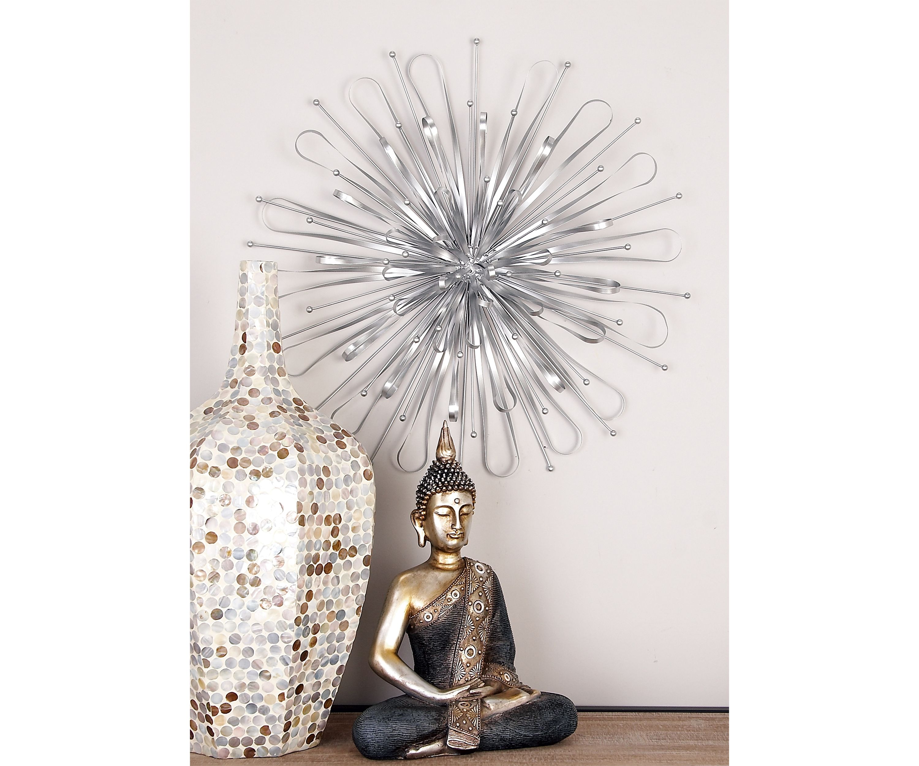 Contemporary Metal Wall Decor - Set of 3