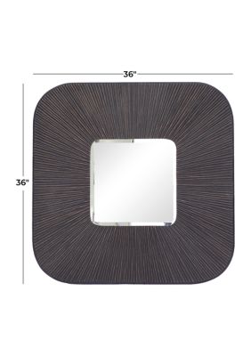 Modern Wood Wall Mirror