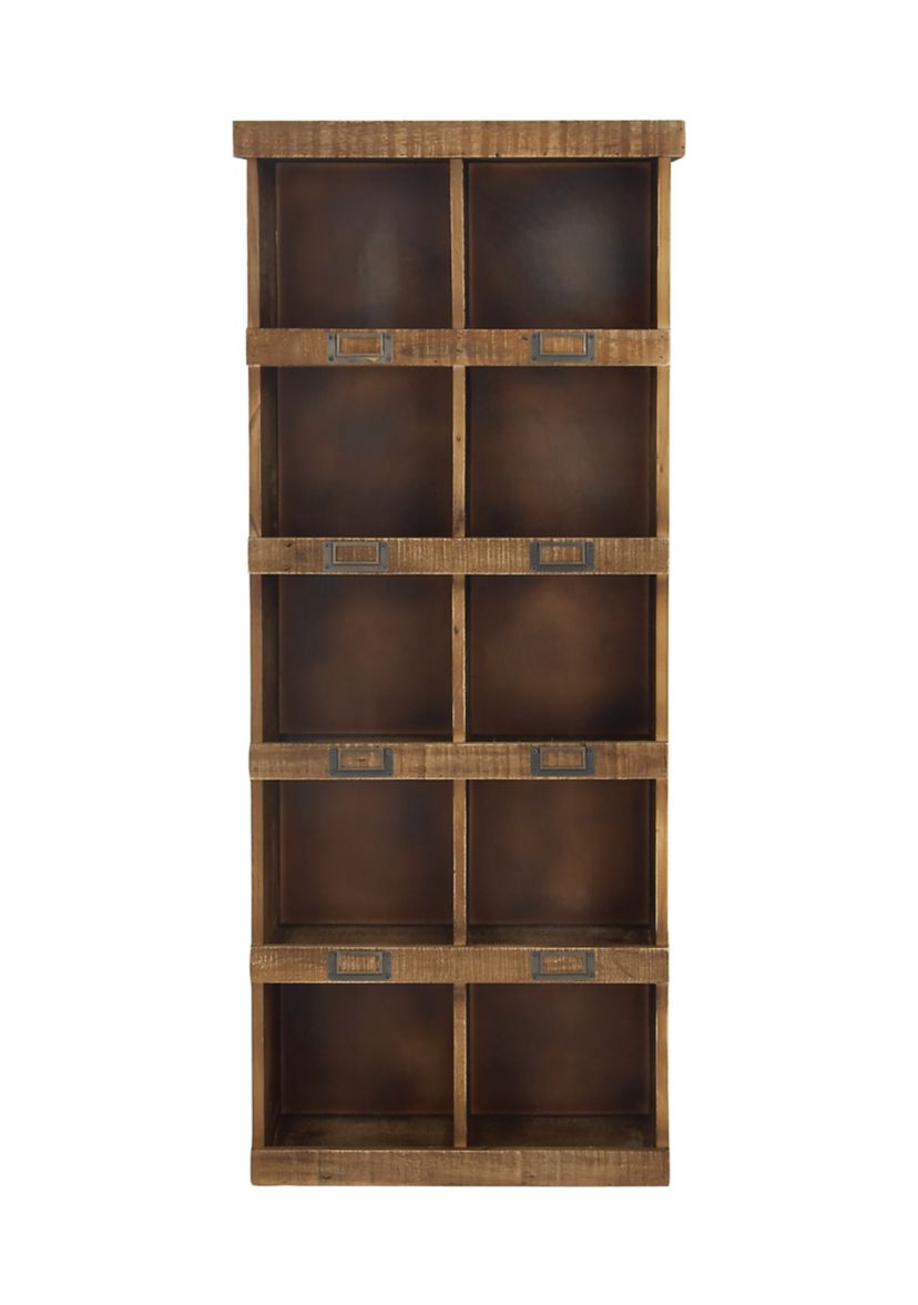 Rustic Wood Wall Shelf
