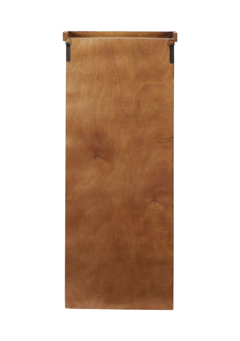 Rustic Wood Wall Shelf