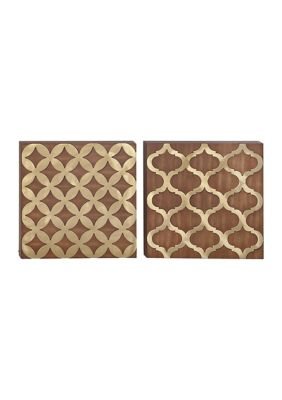 Pine Traditional Wall Décor - Set of 2