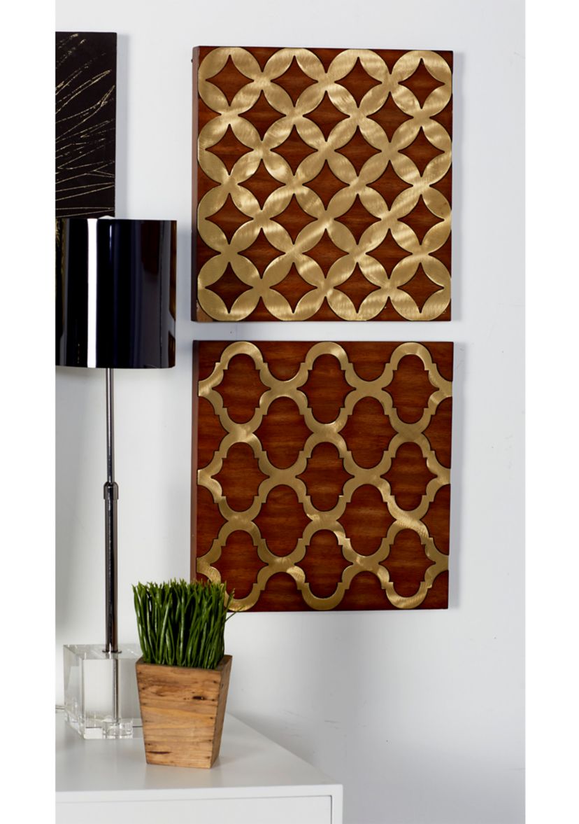 Pine Traditional Wall Décor - Set of 2