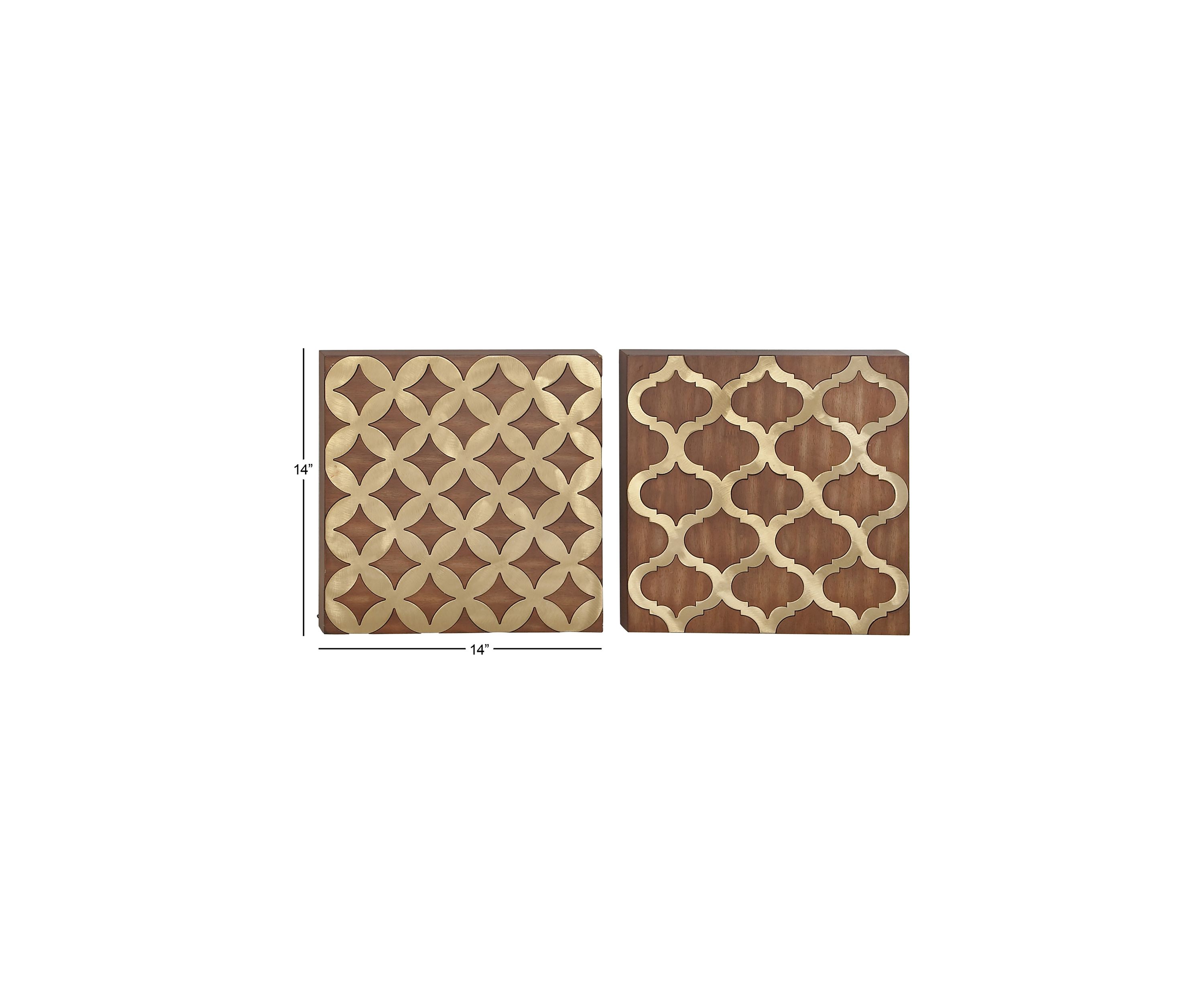 Pine Traditional Wall Décor - Set of 2