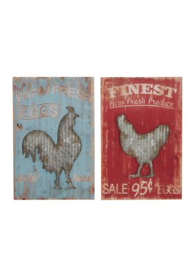 Monroe Lane Fir Farmhouse Wall Décor - Set of 2 | belk