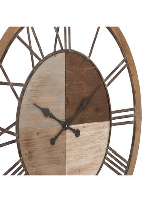 Farmhouse Wood Wall Clock