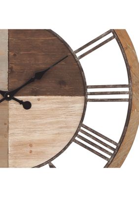 Farmhouse Wood Wall Clock