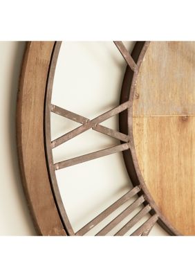 Farmhouse Wood Wall Clock