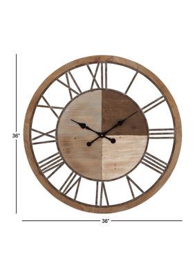 Farmhouse Wood Wall Clock