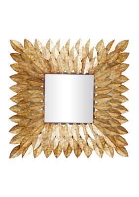 Rustic Metal Wall Mirror